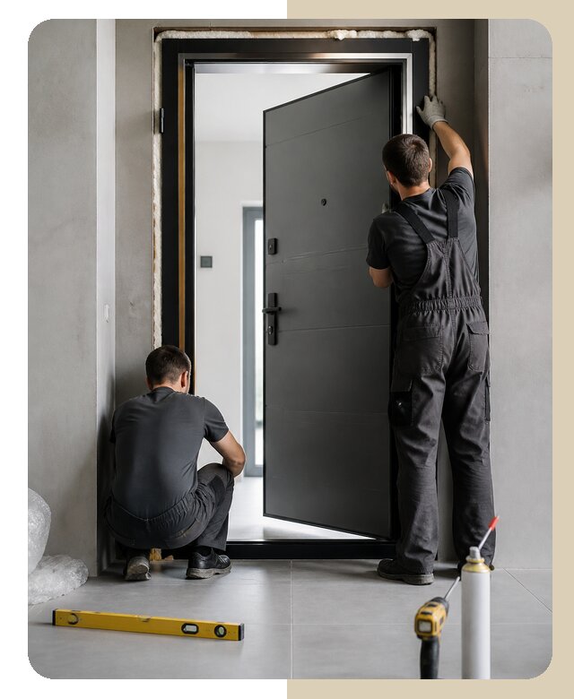 Монтаж входного блока в Тутаеве по цене от 6815 р. | ДвериЛегко-Ттв